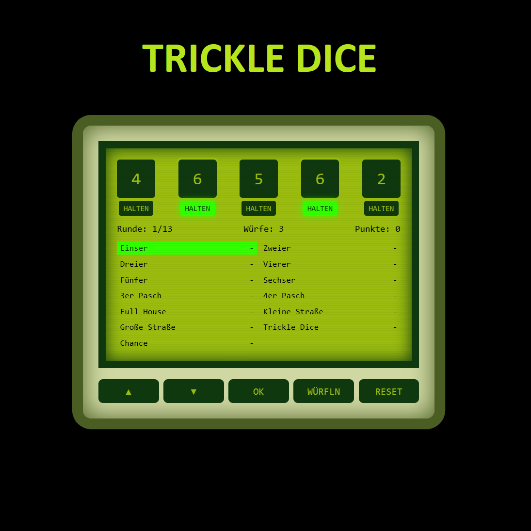 Trickle Dice